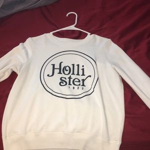 a white pullover from hollister